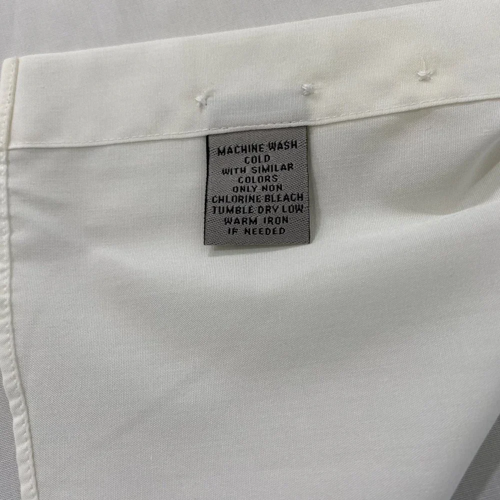David Taylor Men's 16.5 Button Up‎ Long Sleeve Shirt Single Needle Tailoring - Picture 8 of 8